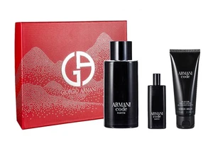 Giorgio Armani Code 125ml Parfum+15ml Parfum+75ml All Over Body Shampoo - Bild 1 von 2