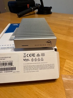 OWC 8TB Express 1M2 NVMe SSD Thunderbolt 5 USB4 External 80Gb/s Portable - Image 1 of 4