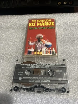 Biz Markie – The Biz Never Sleeps CASSETTE  - Image 1 of 4