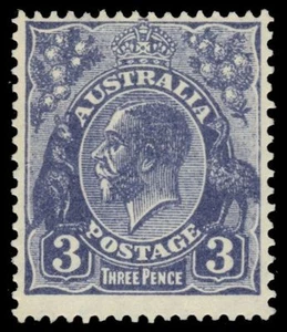 AUSTRALIA 72 (SG100b) - King George V "1929 Die II Deep Ultra" (pa61337) - Picture 1 of 1
