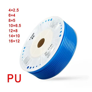 Tubo flexible de poliuretano azul tubo neumático tubo manguera - aire combustible aceite - Imagen 1 de 6