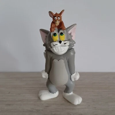 Figurine Tom Et Jerry Plastoy 1997 - Jerry sur la tête de Tom - Photo 1/4