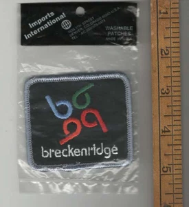 Toppa ricamata souvenir da viaggio Breckenridge Colorado vintage - Foto 1 di 2