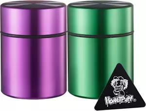 26ML Stash Jar - Airtight Water Proof Smell Proof Ultraviolet Aluminum Herb Cont - Picture 1 of 11
