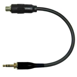 Adaptador de micrófono de solapa para conector Sennheiser a rosca de bloqueo macho de 3,5 mm - Imagen 1 de 4