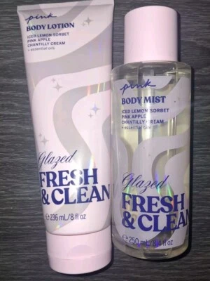 VS 粉色釉面新鲜清洁雾液套装 全新  — 第 1/2 张图片