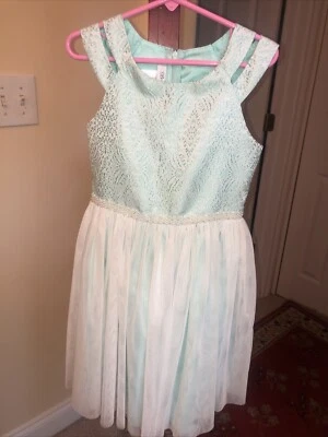 Lindo vestido de verão Bonnie Jean para meninas tamanho 7. Ocasião especial.  Frete grátis - Imagem 1 de 4