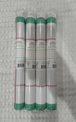 Paper Table Runner 4 Pack 12 in x 72 in - Image 1 of 4