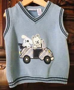 Miniwear Boys 36 Months Boys Algodon Cotton Teddy Bear Puppy’s Size 3 T - Picture 1 of 7