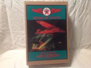 ERTL WINGS OF TEXACO 1929 LOCKHEED AIR EXPRESS DIE CAST COIN BANK - Picture 1 of 12