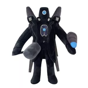 2023 Funny Skibidi Toilet Titan Monitor Man Plush Dolls Toys Stuffed Fans Gifts - Picture 1 of 2