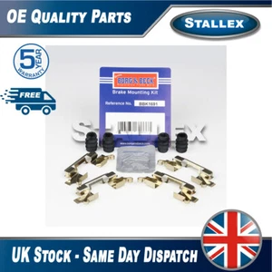 Fits Nissan Navara 2.3 dCi Electric Brake Pads Fitting Kit Front Stallex - Picture 1 of 6