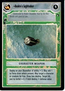 STAR WARS CCG REFLECTIONS VRF CARD ANAKIN'S LIGHTSABER - Foto 1 di 1