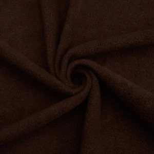 Brown Solid Anti Pill Fleece Fabric - 60" Wide - Sold by The Yard & Bolt - Picture 1 of 7