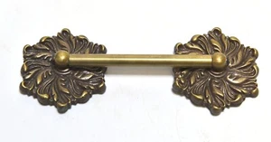 VINTAGE BRASS DECORATIVE DRAWER PULLS - Picture 1 of 4