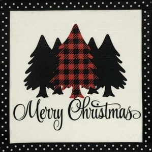 Targa Blocco Alberi di Buon Natale - Foto 1 di 4