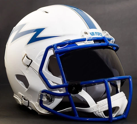 *CUSTOM* AIR FORCE FALCONS NCAA Riddell Speed AUTHENTIC Football Helmet Cover