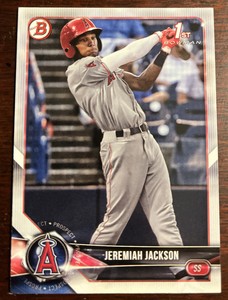 Jeremiah Jackson 2018 Bowman Draft 1st Rookie Card RC #BD-51 New York Mets