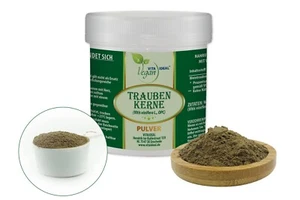 VITA IDEAL Vegan® WEINTRAUBEN - Kerne PULVER Wein TRAUBENKERNE - OPC +Messlöffel - Bild 1 von 24