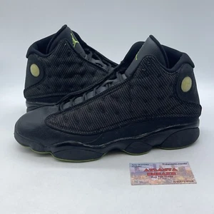 Size 12 - Air Jordan 13 Retro 2010 Altitude Black Leather Suede (414571-002) - Picture 1 of 8