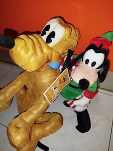 Peluche Disney Store Pippo Holiday Cheer E Pluto 90 Anniversario plush Soft Toys - Foto 1 di 14