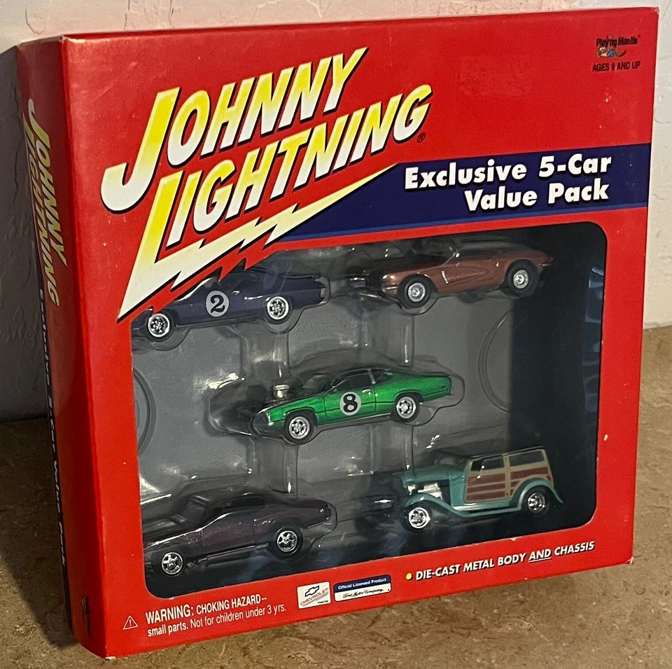 2000 Johnny Lightning 5 Car Value Pack GTO Judge Chevelle SS 454 NOS