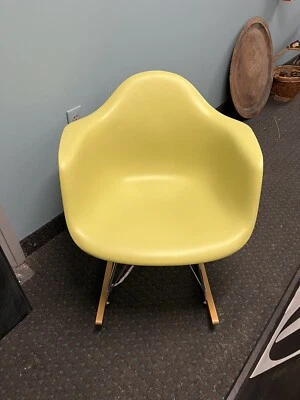 Eames Hard Shell Rocking Chair Green By Vitra - Image 1 of 4
