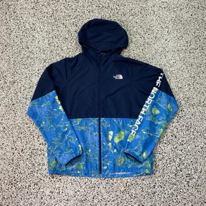 The North Face Jacke Herren XL blau grün Kapuze Reißverschluss - Bild 1 von 5