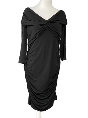 Muse Boston Proper Womens Dress Extra Large Black Off Shoulders Cocktail Party - Image 1 of 4