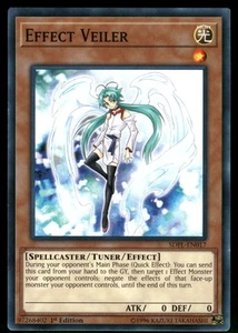 Yugioh! Effect Veiler SDPL-EN017 1st Ed Common - Picture 1 of 2