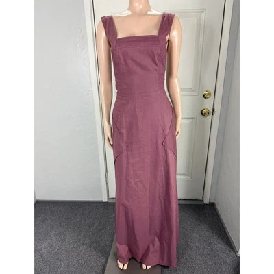 Maxi Vestido Hippie Vintage Años 70 My Girl Jrs Algodón Bolsillos Largo H15 Foto 1 de 4