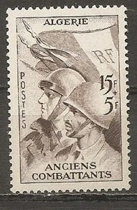 Algeria 1954 Semipostal Soldiers and Flags MNH Scott#B72 - Picture 1 of 1