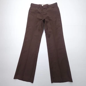 Vintage Levi's Bootcut Dress Jeans Mens Size 33 x 34 Brown 70s 80s USA Rodeo - Picture 1 of 11