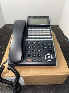 Nuevo teléfono de escritorio NEC DT800 ITZ-24D-3 negro-carbón - Imagen 1 de 5