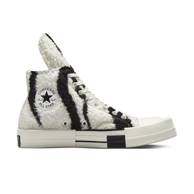 Rick Owens x Converse DRKSHDW TURBODRK Chuck 70 Men’s Size 10 Zebra - Image 1 of 4
