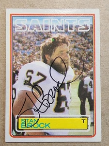1983 Topps AUTO - Stan Brock #110 - Picture 1 of 1