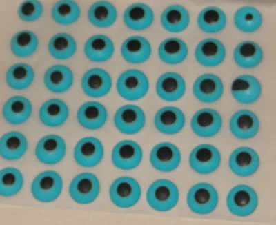 Ojos glaseados reales comestibles de 7/16" 84 piezas Asst. Nueva pasta de goma fondant para decoración de pasteles Foto 1 de 2