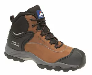 HIMALAYAN 4104 S3 Marrón Impermeable Compuesto Puntera/Entresuela Botas de Seguridad Trabajo - Imagen 1 de 1