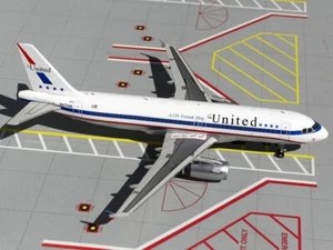 United Airbus A320 N475UA Stars And Bars GeminiJets G2UAL247 Scale 1:200 RARE - Picture 1 of 1