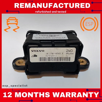 Sensor de velocidad de guiñada Volvo S60, V70, XC70 S80 2000-2008 DSTC ESP 30667459 Foto 1 de 3