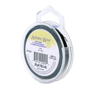 24 Gauge Black Artistic Wire Tarnish Resistant Wire 20 Yards - Picture 1 of 1
