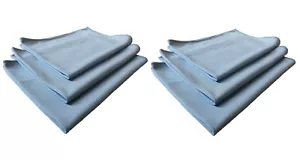 Toallas de vidrio para ventana azul microfibra 16x16 real limpias 6pk para hogar automático sin pelusa - Imagen 1 de 1