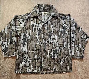 VINTAGE Spruce Creek Shirt Adult Large XL/XXL Camo Lightweight Canvas Hunting - Picture 1 of 7