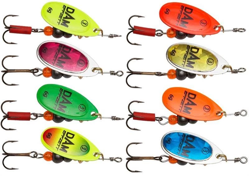 Dam Effzett FZ Fluo Spinner 3g 4g 6g 10g 12g 20g Barsch Hecht - Bild 1 von 1