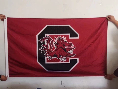 South Carolina Gamecocks Flag ~ Large 3'X5' ~ Sports Fans Banner~ FREE SHIPPING Cover