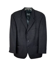 Andrew Fezza Fusion Men's Lambs Wool Cashmere Blazer Suit Sport Coat Size 44R - Picture 1 of 14