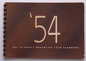 1954 ‘54 Don McNeill's Breakfast Club Yearbook Spiral Bound - Picture 1 of 3