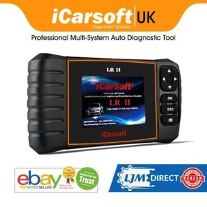iCarsoft OBD2 Diagnóstico Herramienta Lector LR II para Land Rover Jaguar Gama - Imagen 1 de 10