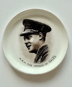Edward Prince of Wales in Military Uniform - Commemorative Antique Pin Dish - Picture 1 of 4