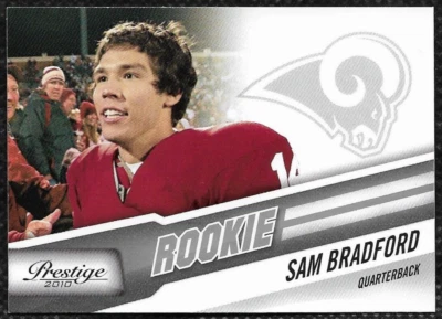 Sam Bradford 2010 Panini Prestige Rookie #287 St. Louis Rams Football Card NMMT - Image 1 of 2